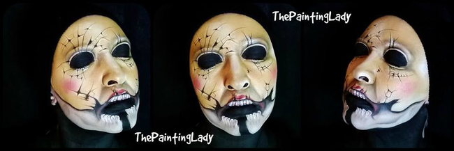 This Woman Can Paint Masterpieces. And She Uses Her Face As Her Canvas