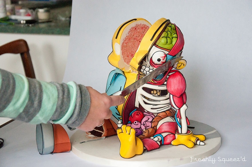 Ralph From The Simpsons Turned Into A Creepy Cake