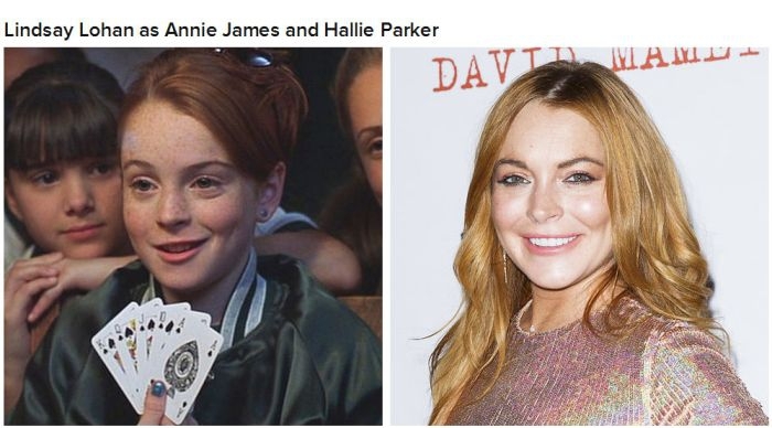 The Cast Of "The Parent Trap" Back In The Day And Today