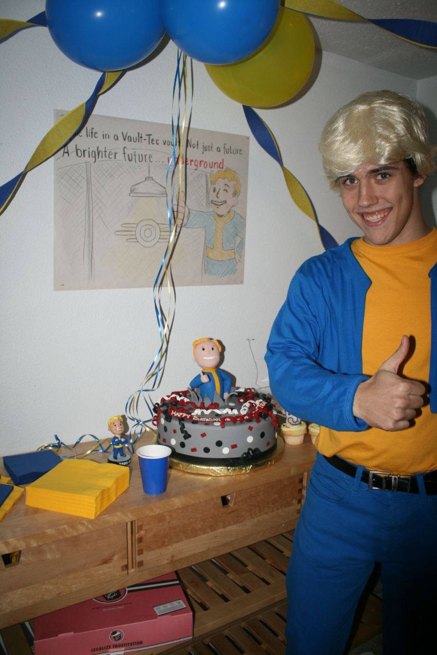 This Guy Turned His Garage Into a Fallout Vault For His 30th Birthday