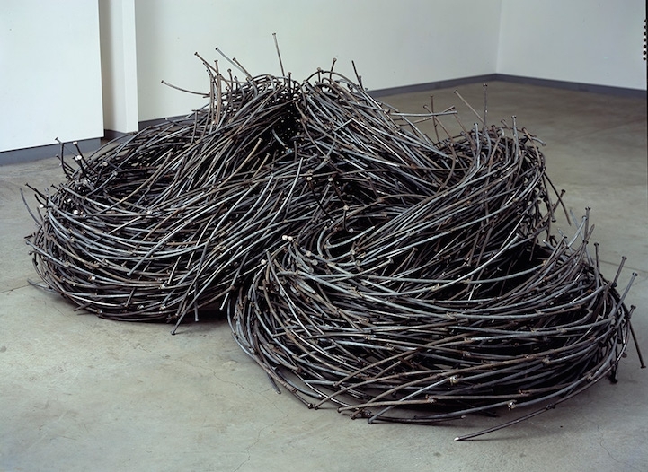 Artist Uses Only Nails to Create Sculptures