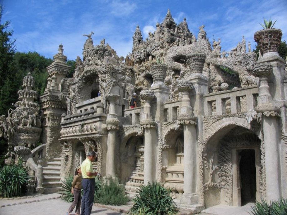 A postman spent 33 years building a palace for himself by hand