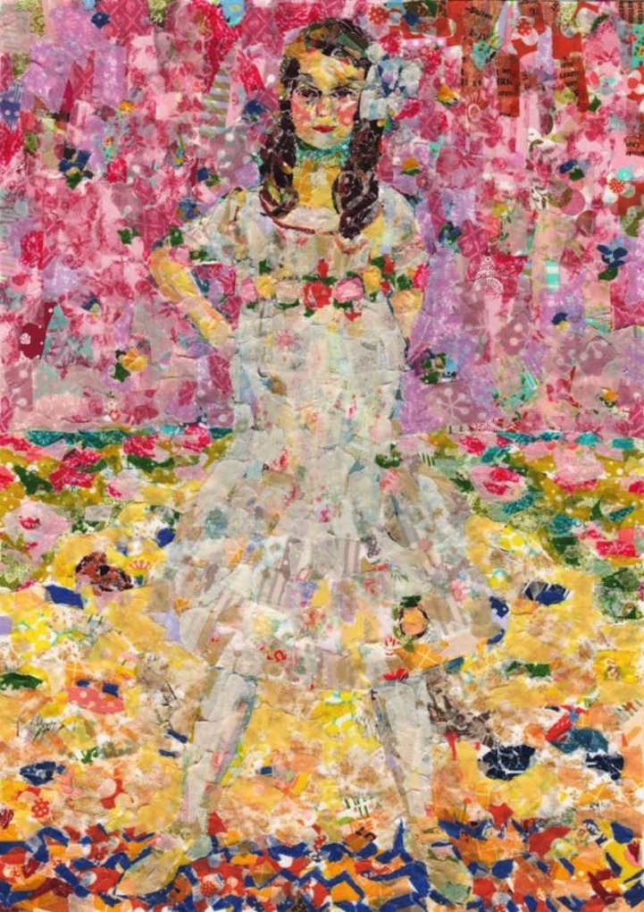 Famous Paintings Recreated with Layers of Masking Tape