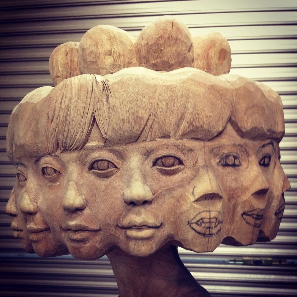 Sculpture by Yoshitoshi Kanemaki