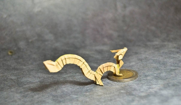 These Pieces Of Origami Are So Perfect And Small, They're Shocking