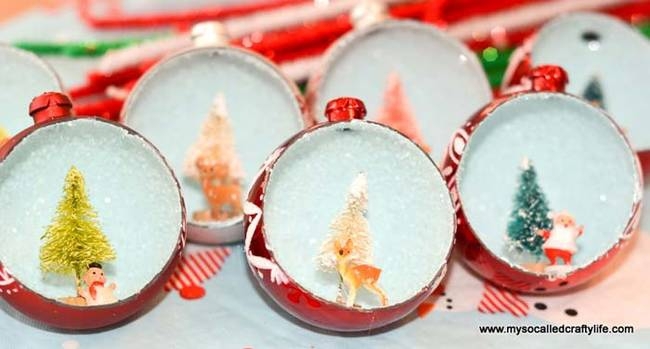 Tiny Winter Wonderlands Inside Ornaments