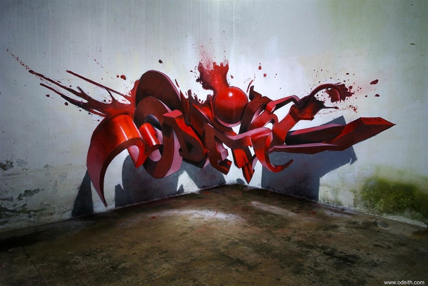 Portuguese Street Artist Creates Stunning 3D Graffiti