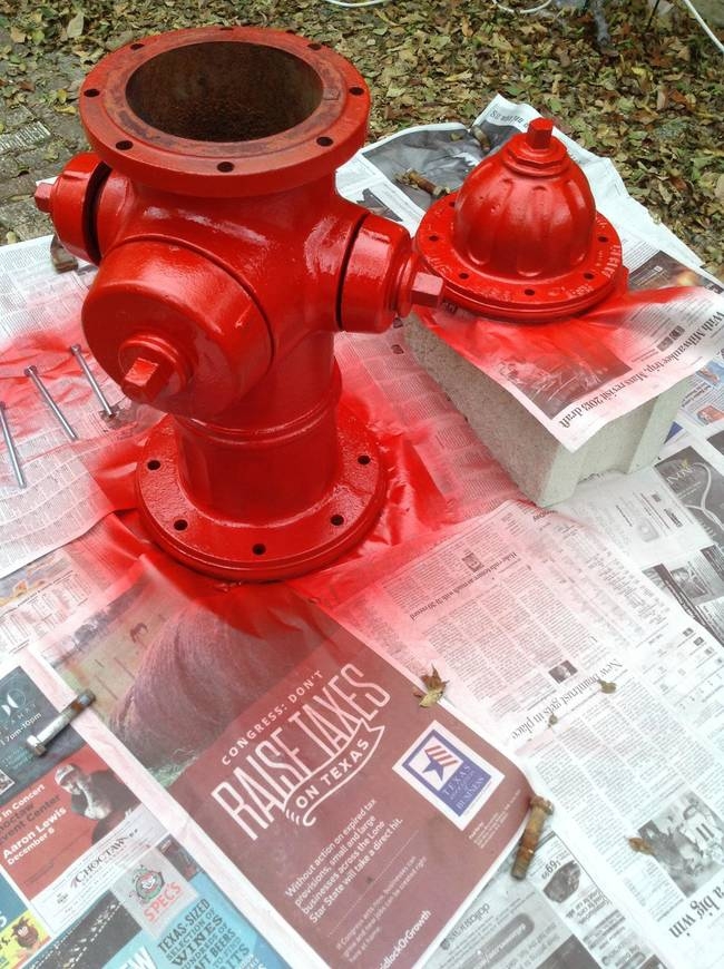 This Guy Built An Awesome Table Out Of An Abandoned Fire Hydrant