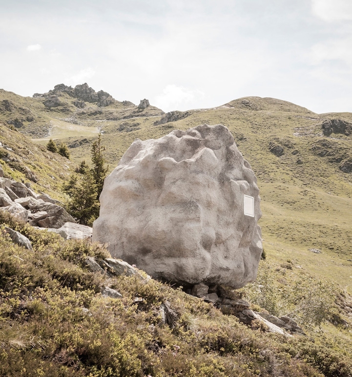 Boulder-Shaped Cabin Perfectly Camouflages in Swiss Alps
