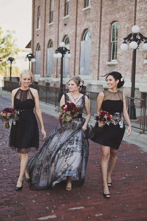 19 Beautiful Brides Who Wore Black On Their Big Day