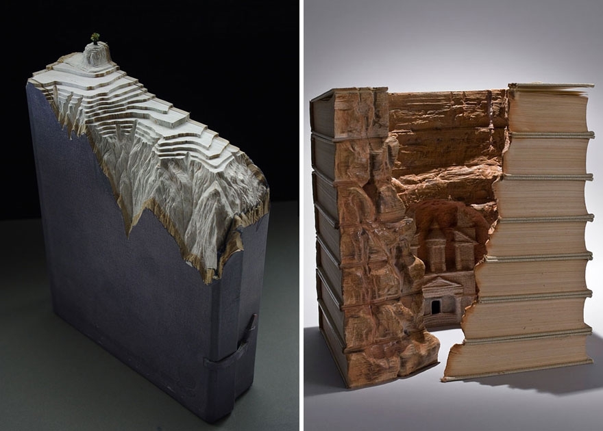 Post The Most Beautiful Examples Of Sculptures Made Out Of Books