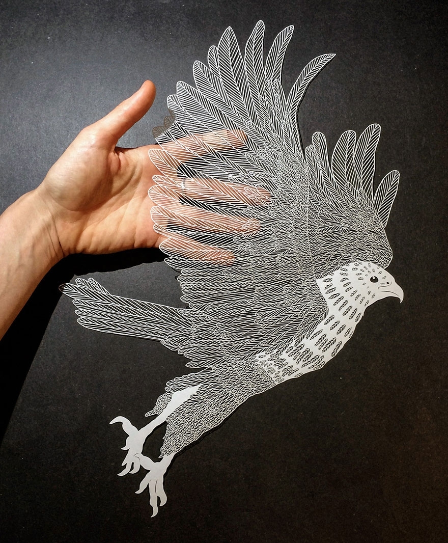 Incredibly Detailed Hand-Cut Paper Art