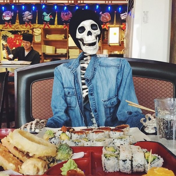 This Skeleton Is Basically Any Girl On Instagram*