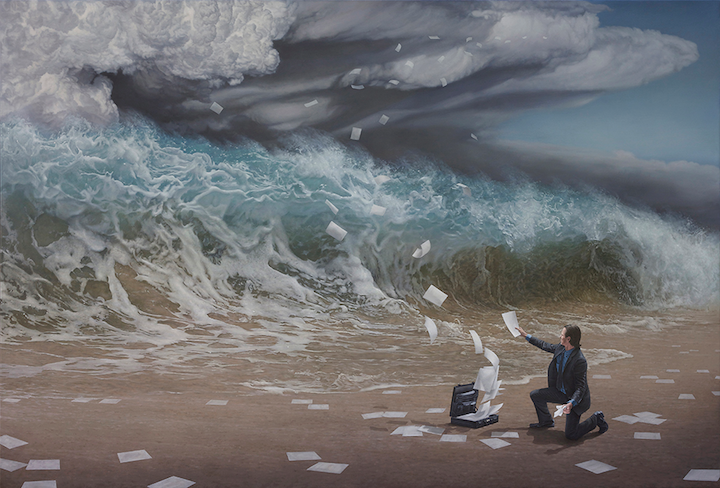 Beautifully Surreal Storm Paintings by Joel Rea