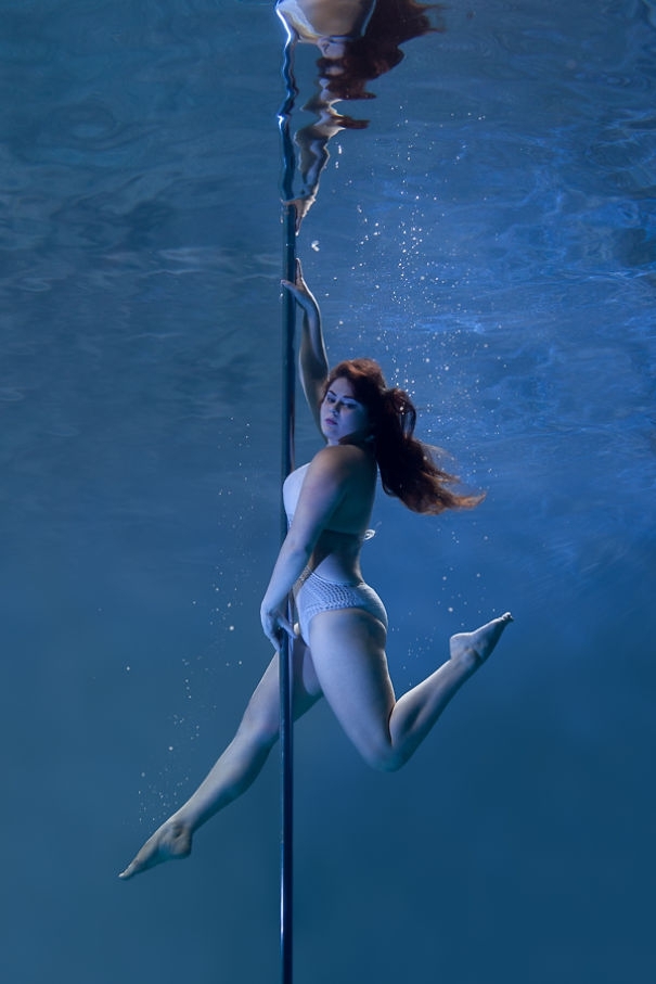 Incredible Underwater Pole Dancing Photographs By Brett Stanley