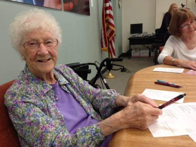 "Happy Birthday" To Edythe Kirchmaier, The Oldest Person On Facebook*