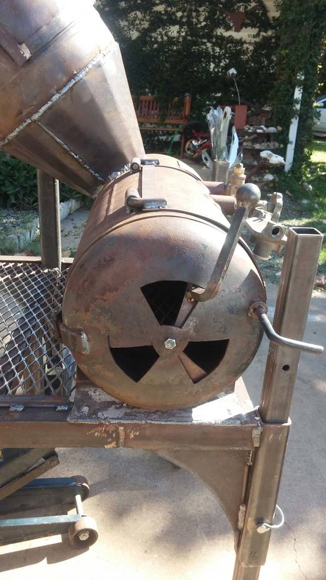 This Man Turned Scrap Metal Into The Coolest Barbecue Smoker