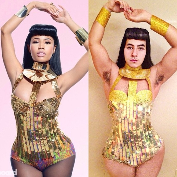 This Guy Is Recreating Famous Celeb Photos On His Instagram*