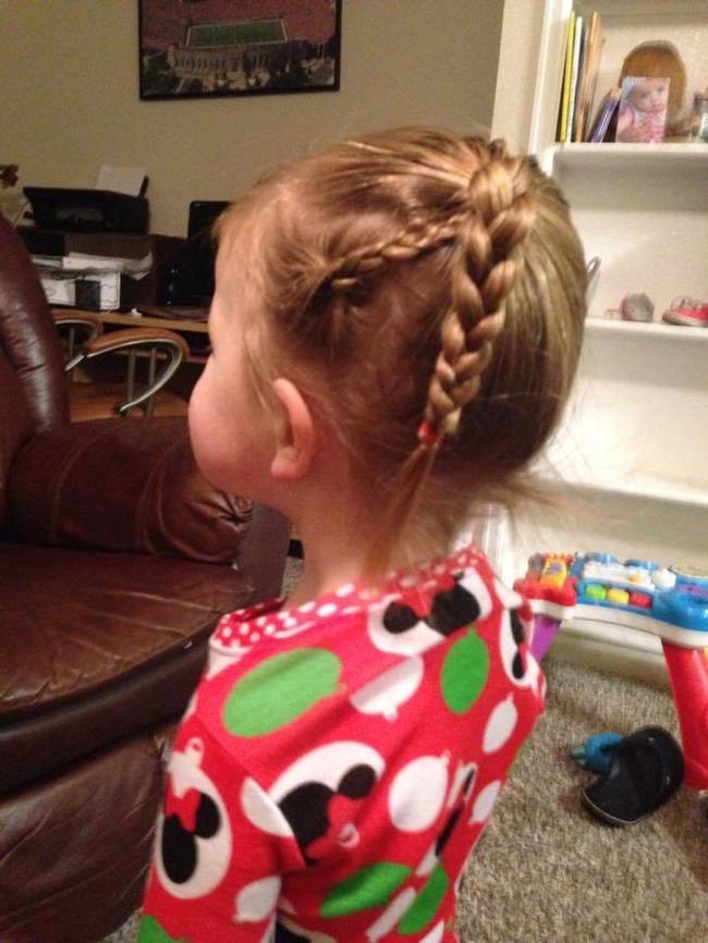This Single Dad Didn’t Know How To Braid His Daughter’s Hair