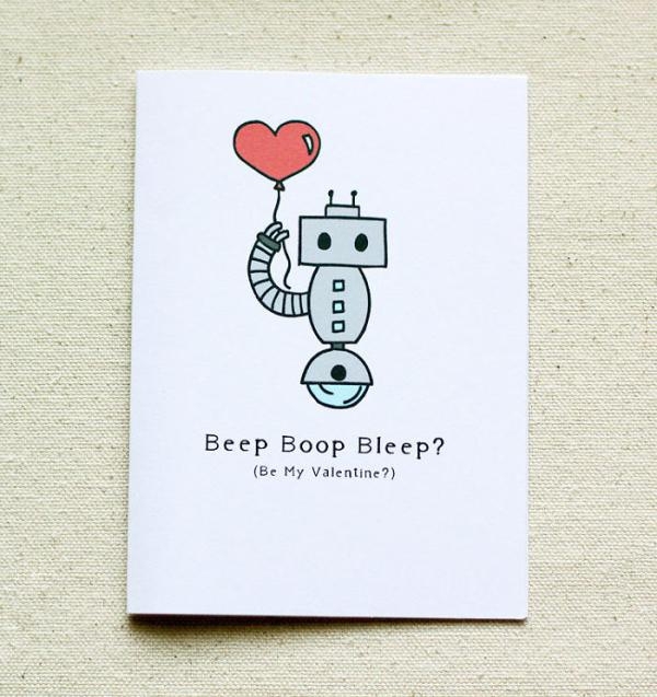 For the nerd in all of us, here’s a perfect Valentine’s day card