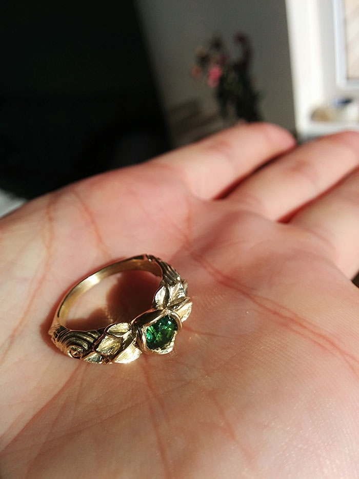 Handmade engagement ring