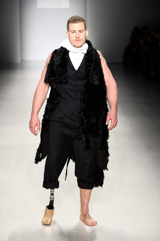 New York Fashion Week’s First Male Amputee Model