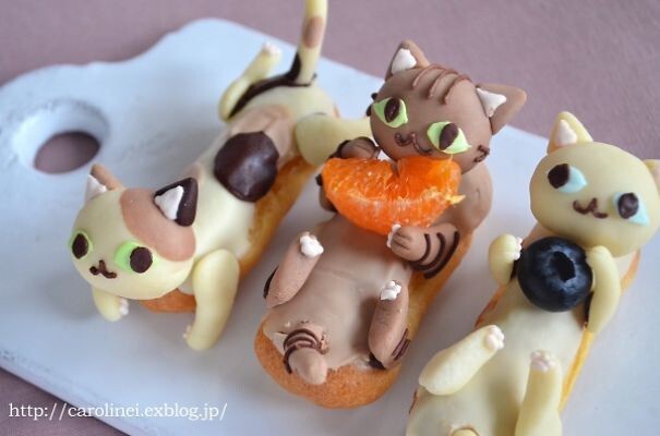 Adorable Cat-Shaped Sweets Inspired By My Cat Apelila