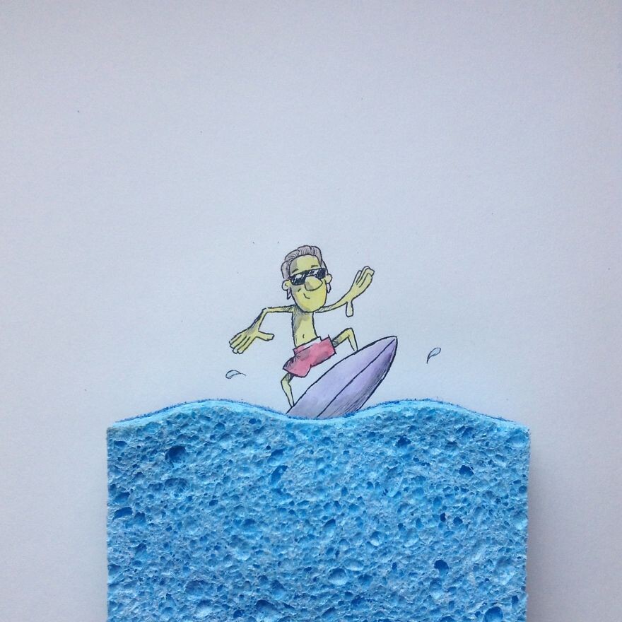 Sponge Surfer