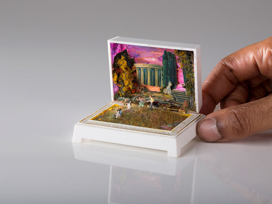 Vintage Ring Boxes Turned Into Detailed Historical Dioramas By Talwst