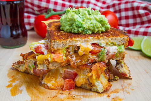 16. Taco Grilled Cheese