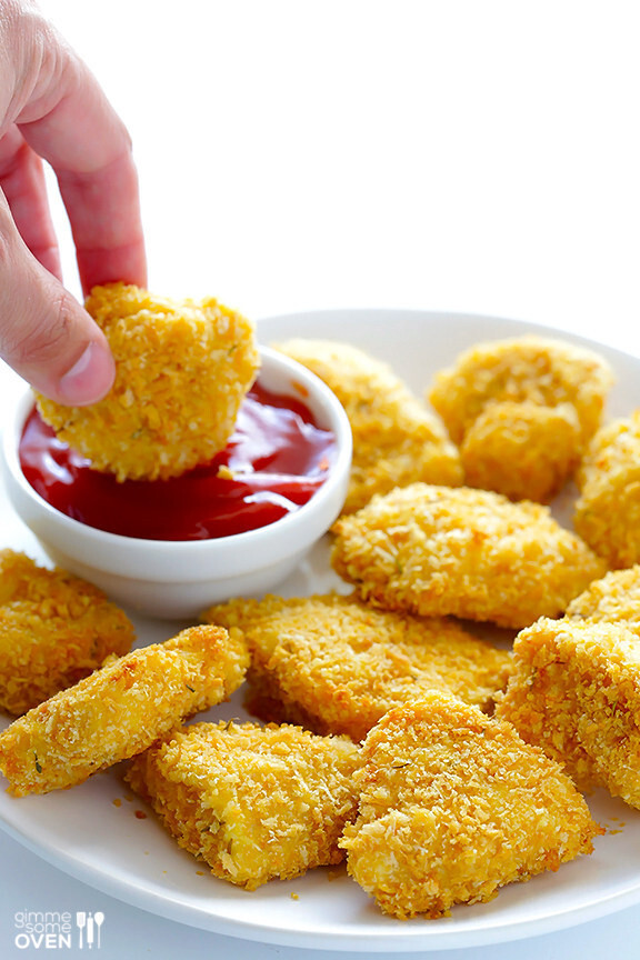 8. Parmesan-Baked Chicken Nuggets