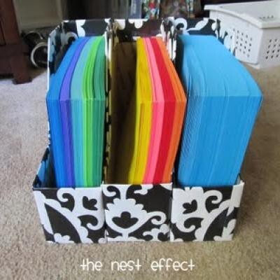 Organize special papers, tissues and gift bags.