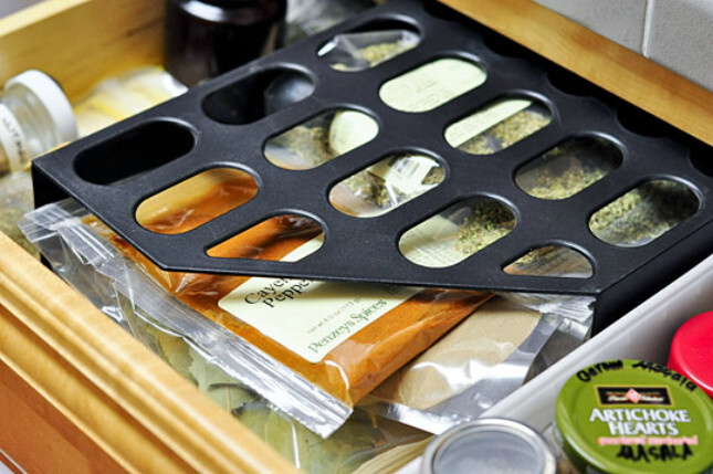 Use them in drawers to curb clutter.