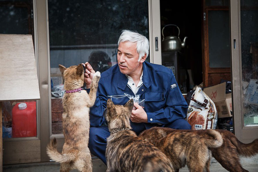 He returned for his own animals at first, but realized that so many more needed his help, too