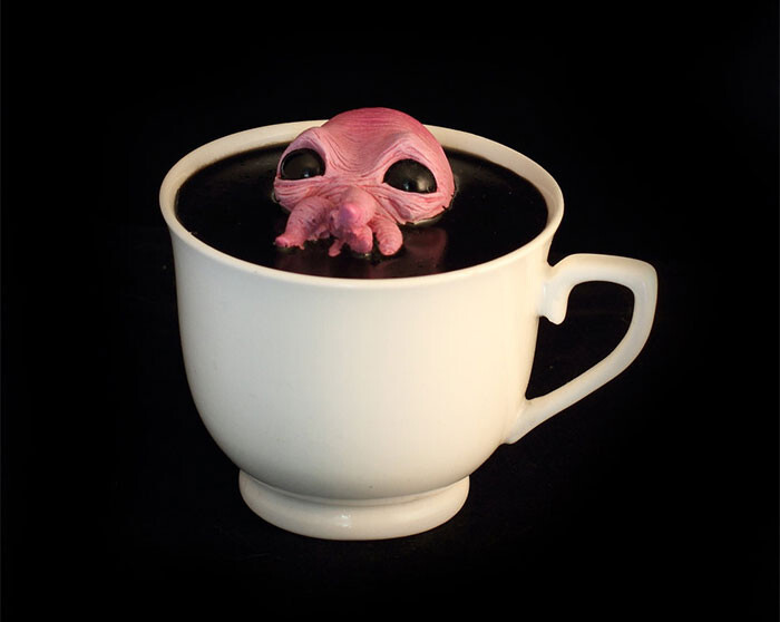 Monster Teacups Filled With Creatures From The Deep