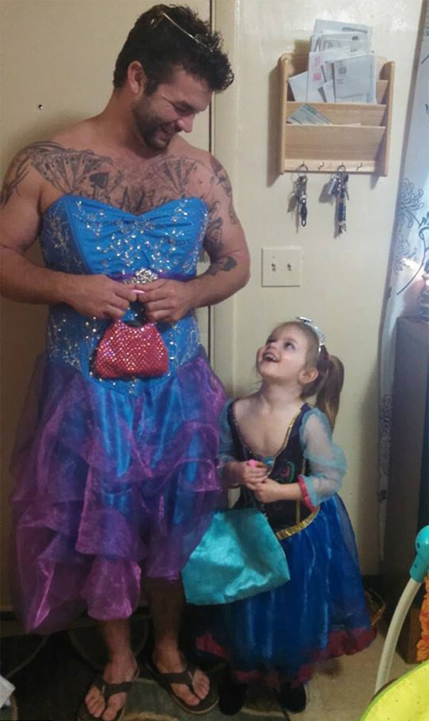 Girl Was Afraid To Wear Dress To Cinderella Movie