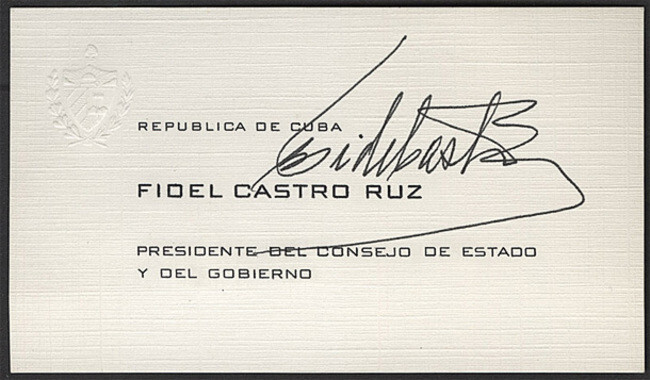 Fidel Castro, Prime Minister of Cuba