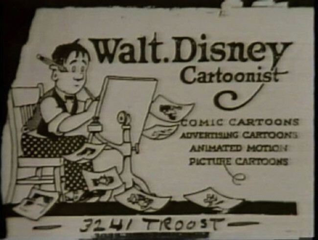 Walt Disney, Animator