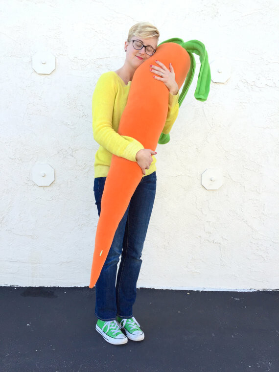 3. Really embrace your inner Bugs Bunny with this giant carrot.