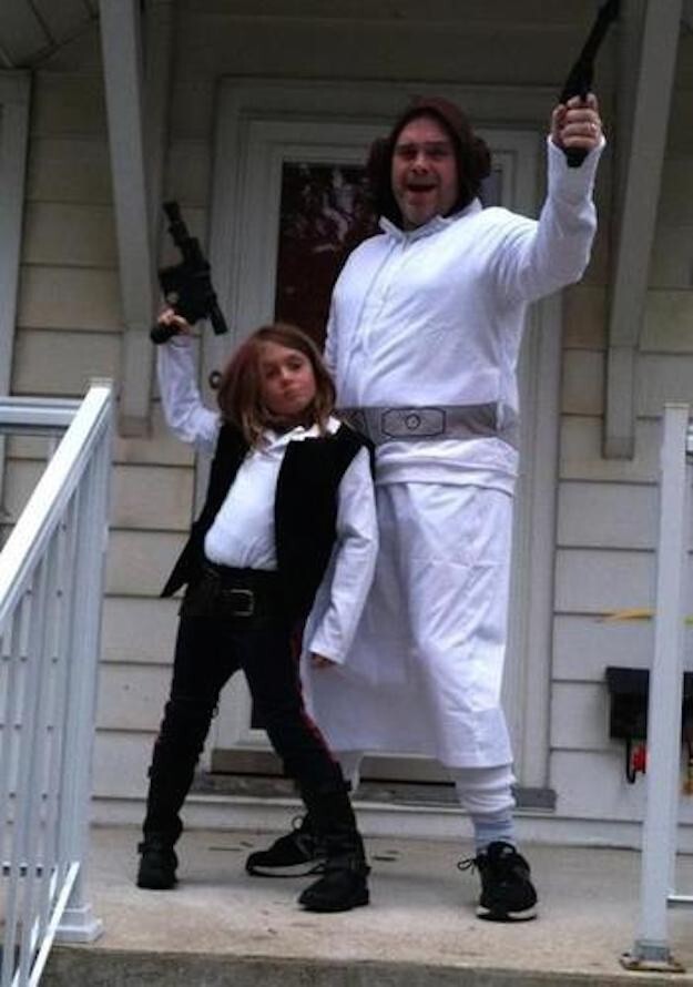 9. Or this Princess Leia dad…