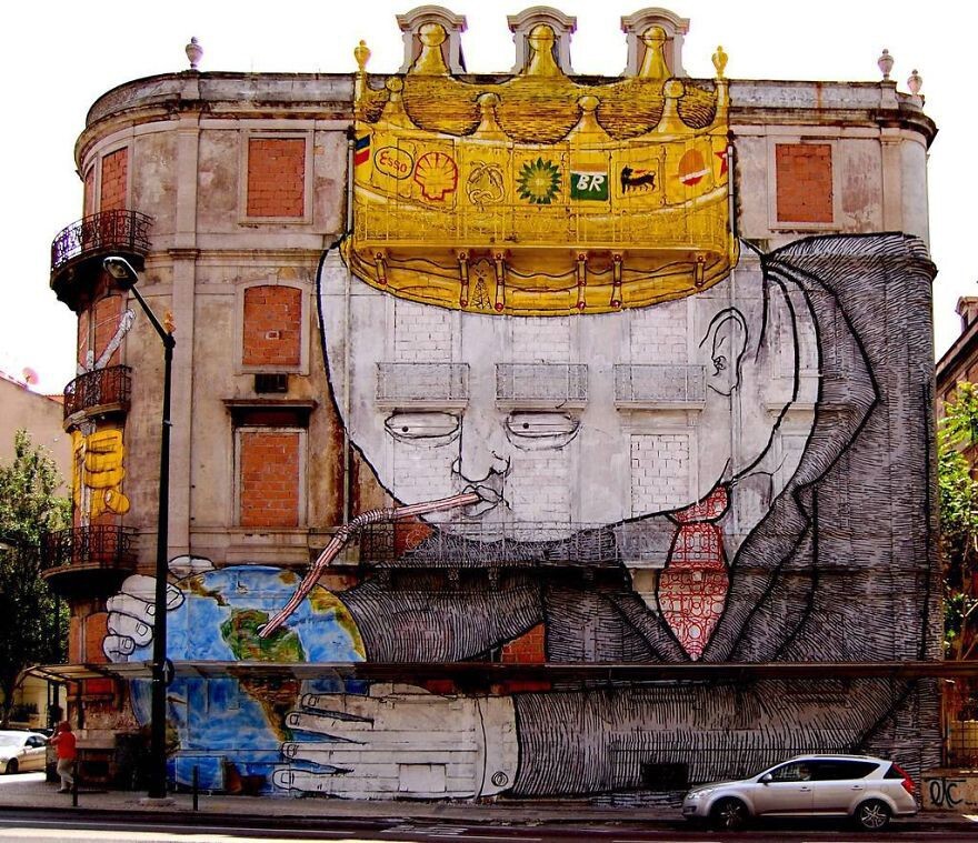 36 Powerful Street Art Pieces That Tell The Uncomfortable Truth