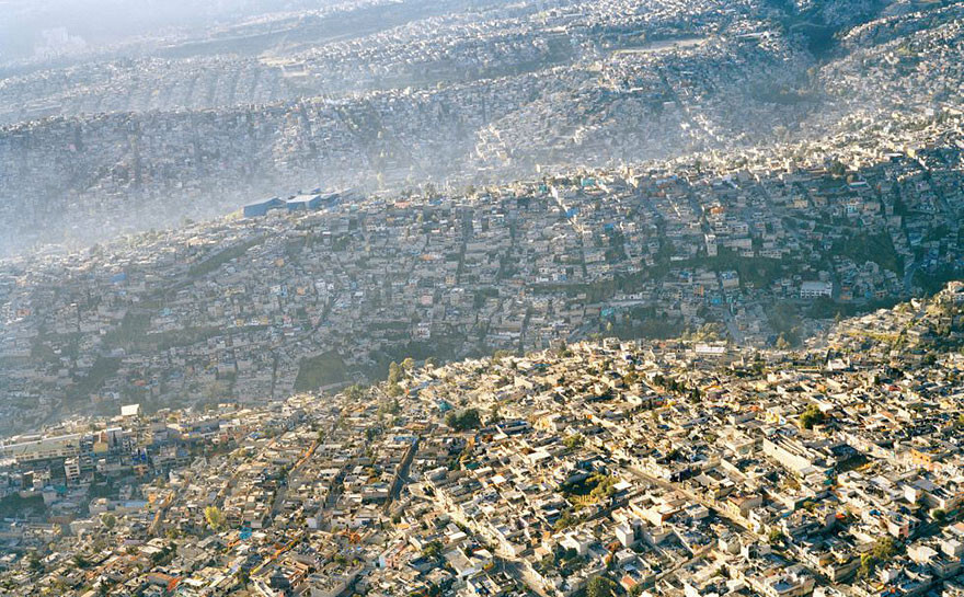 Mexico City landscape, 20 million inhabitants