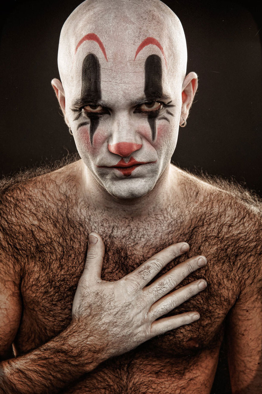 Spine-Chilling Clown Portraits 