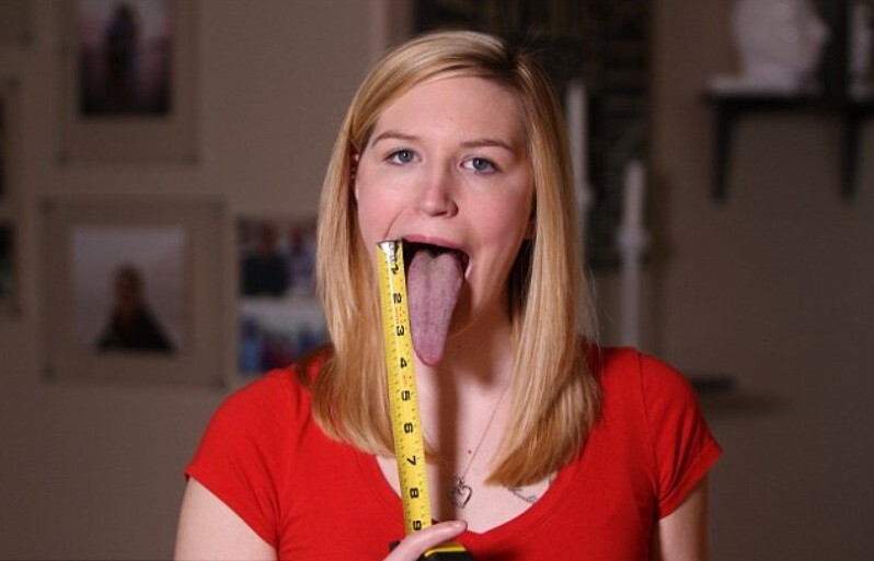 Meet the Girl with the World’s Longest Tongue