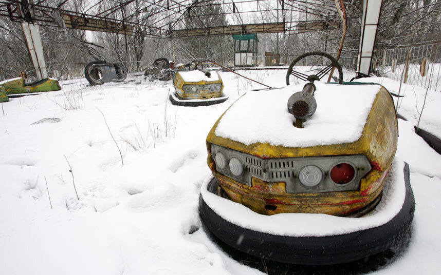 Pripyat amusement park, Chernobyl, Ukraine