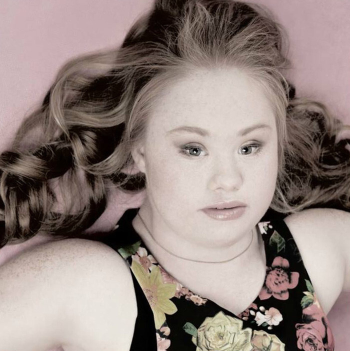 “I think it is time people realized that people with Down syndrome can be sexy and beautiful”