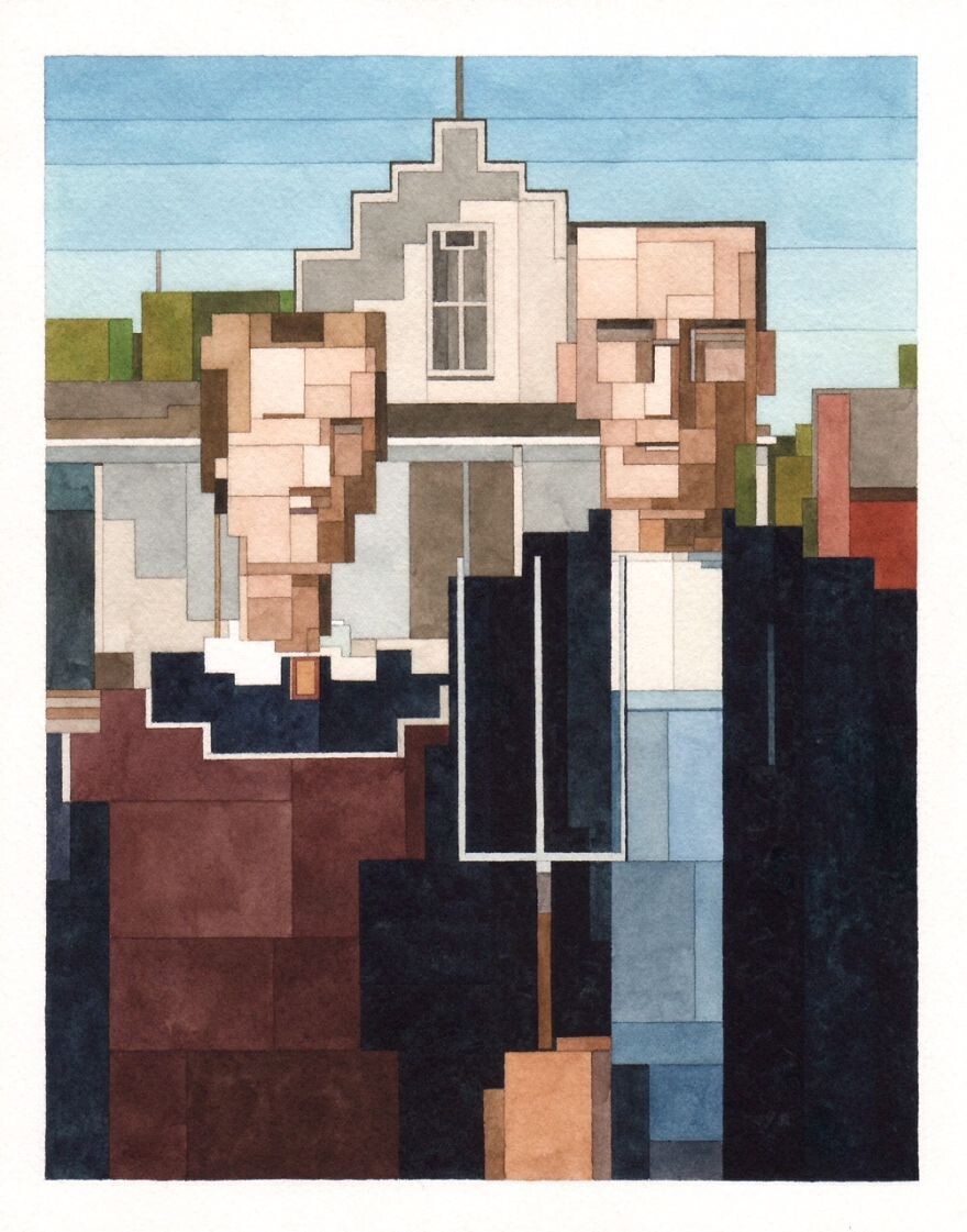 My 8-Bit Watercolors Based On Famous Artworks