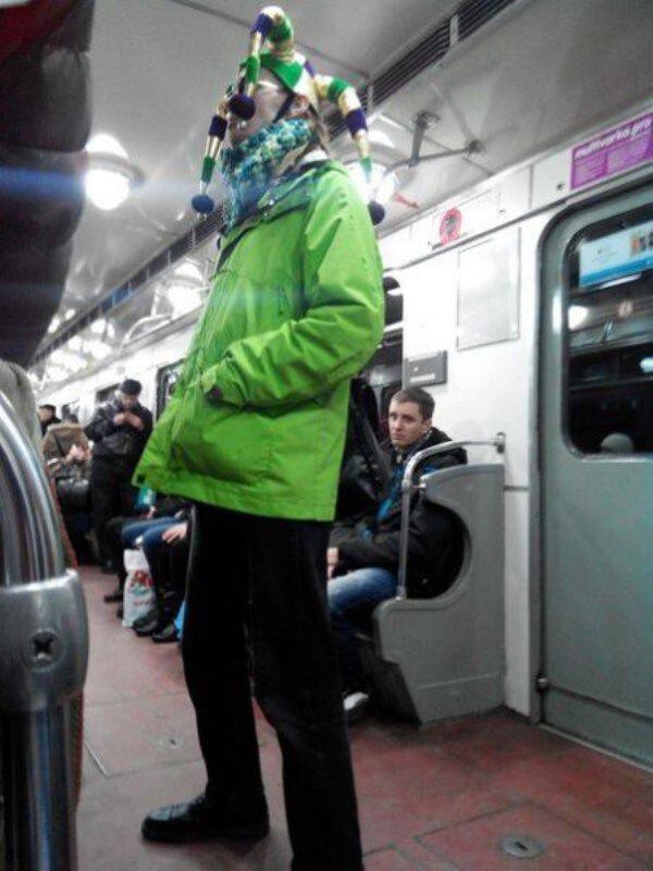 Subways are not where normal happens 