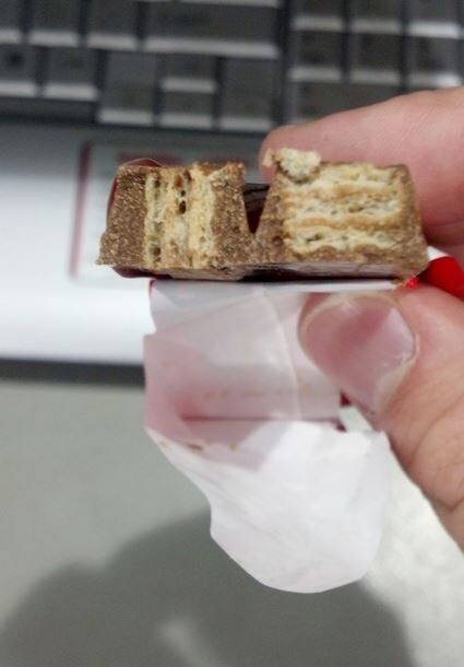 10. One vertical Kit Kat and one horizontal. Never seen that before!