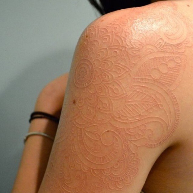 20 Of The Most Delicate And Beautiful White Ink Tattoos